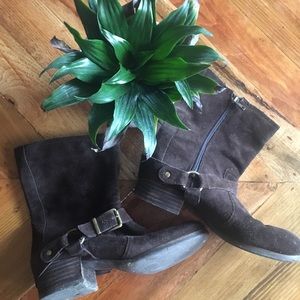 Jessica Simpson Suede Leather Booties